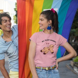 "No, I'm NOT Offended" T Shirt #Pride
